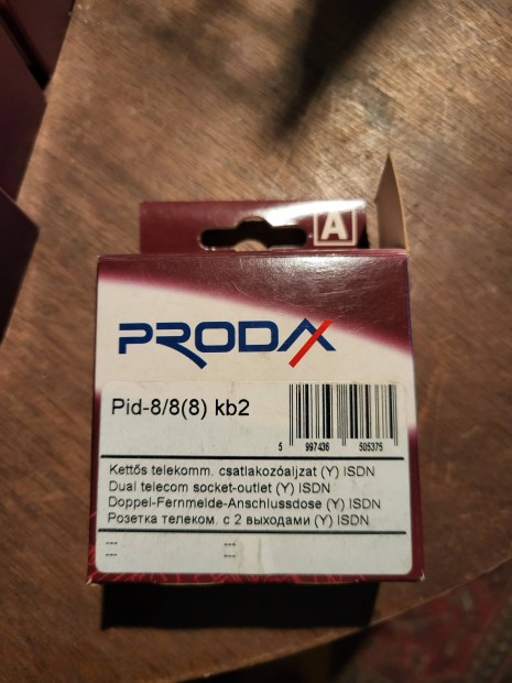 Prodax Pid 8/8 (8) Ketts Telekom. csat.aljzat