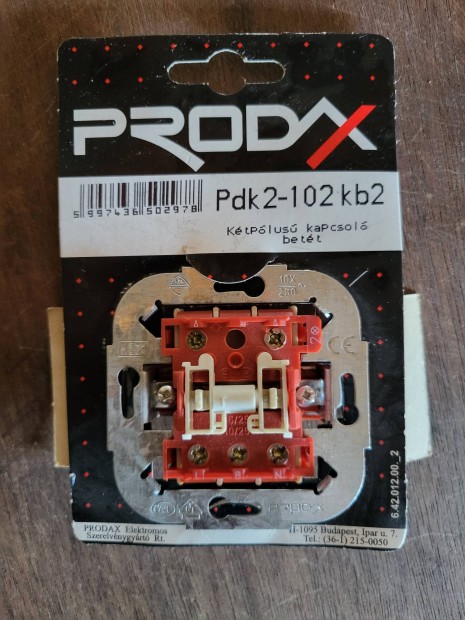 Prodax kapcsolbett PDK-2 102 kb2 - es 