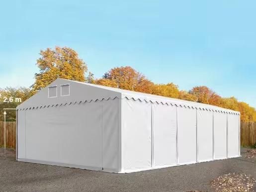 Professzionlis extra ers raktrstor 8x12 m, ponyva PVC fehr