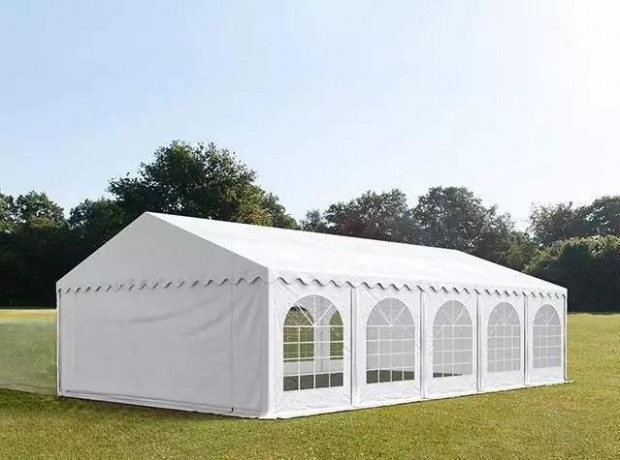 Professzionális rendezvénysátor 5x10 m, ponyva PVC erősített