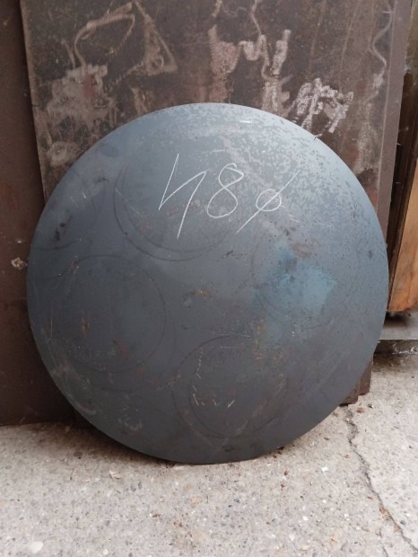 Profi 10mm Vastag Grill tárcsa 48cm Nagy pecsenye sütő tárcsalap
