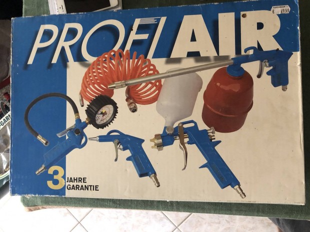 Profi Air Pneumatikus készlet dobozában