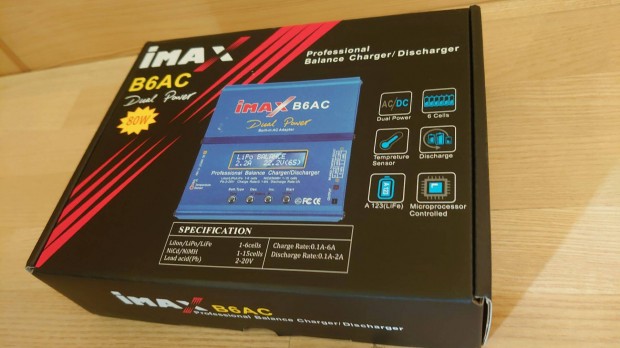 Profi Autó töltő eladó - Sok extra funcióval IMAX B6AC