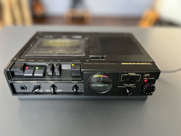 Profi Marantz PMD 201 riportermagn 1985-bl, minden funkci mkdik