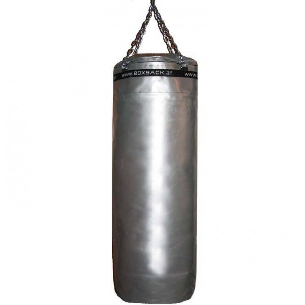 Profi boxzsákok 115 cm-es ezüst és fekete színben