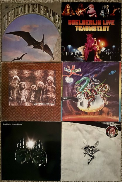 Prog rock vinyl csomag 6 album bakelit lemez