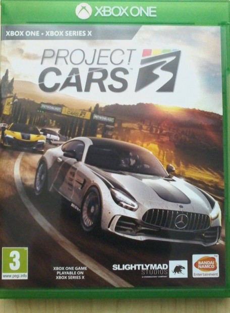 Project Cars 3.Xbox 1 jtk elad.(nem postzom)