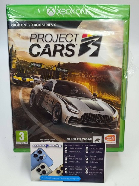 Project Cars 3 Xbox One Garancival #konzl1199