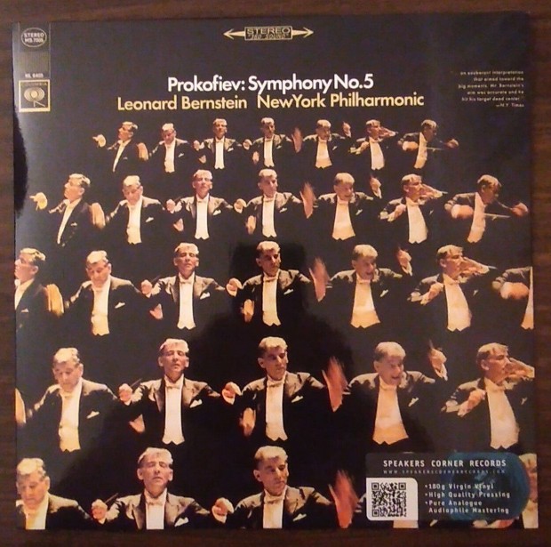 Prokofiev: Symphony 5 - Bernstein- New York Philharmonic LP