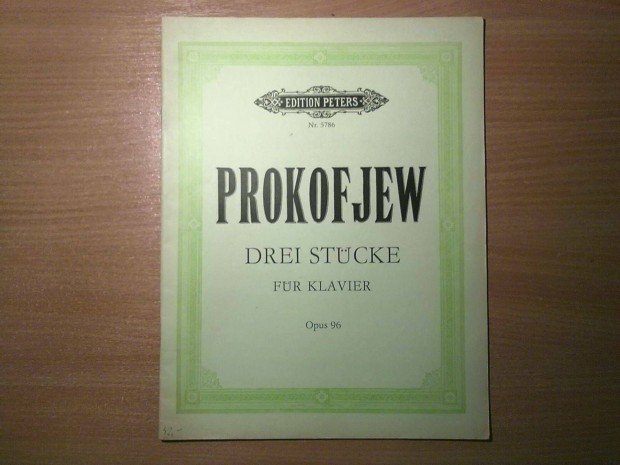 Prokofjev Drei Stcke fr Klavier (Opus 96)