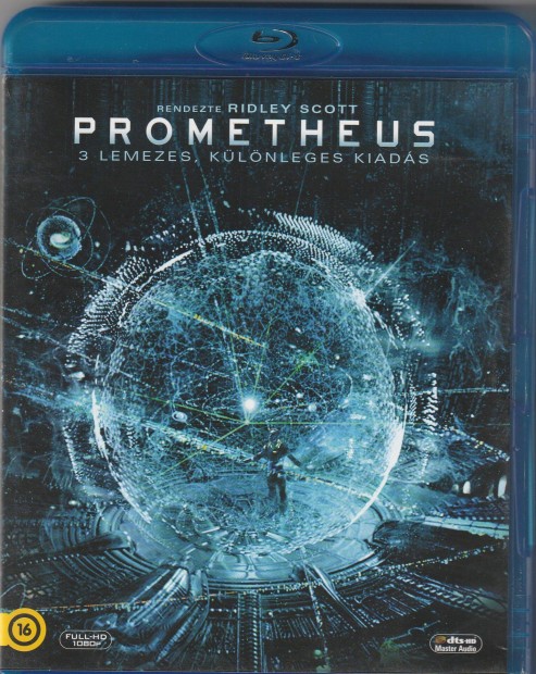 Prometheus Blu-Ray 2D + 3D 3 lemezes