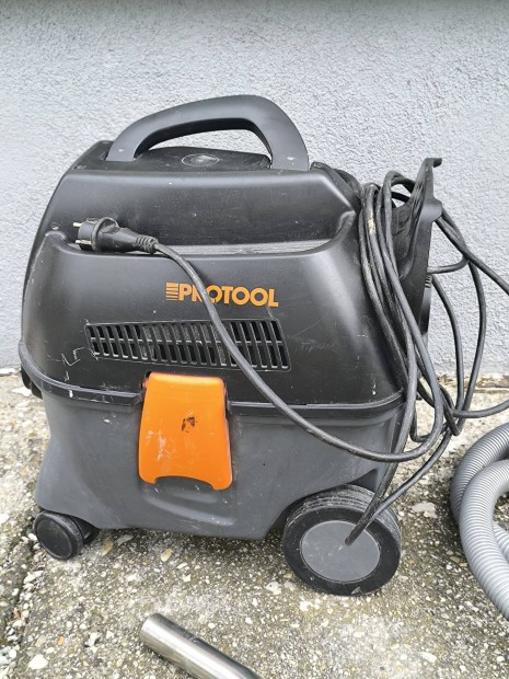 Protool VCP 170e gépkapcsolós száraz-nedves ipari porszívó