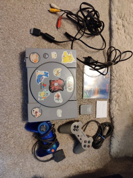 Ps1 playstation one konzol csomag, chippelt