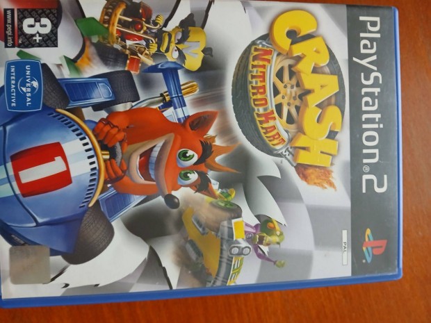 Ps2-3 Ps2 Eredeti Jtk : Crash Nitro ( karcmentes)