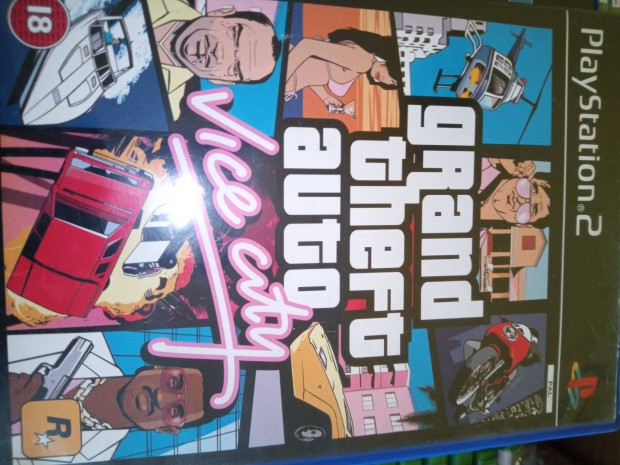 Ps2-52 Ps2 Eredeti Jtk : Grand Theft Auto Vice City ( karcmentes)