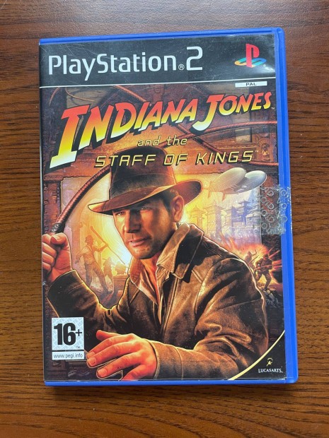 Ps2 Indiana Jones Staff of Kings jtk Playstation 2 Ritka!