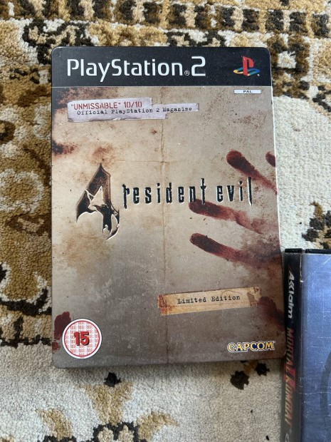 Ps2 resident evil 4 limitlt steelbook kiads