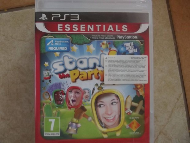 Ps3-120 Ps3 Eredeti Jtk : Move Start The Party ( karcmentes )