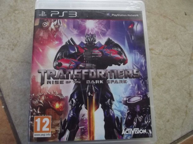 Ps3-215 Ps3 Eredeti Jtk : Transformers Rise of The Dark Spark