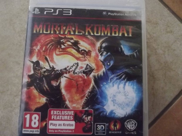 Ps3-26 Ps3 eredeti Jtk : Mortal Kombat ( karcmentes)