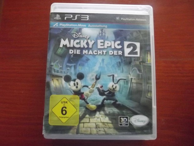 Ps3-71 Ps3 Eredeti Jtk : Disney Micky Epic 2 ( karcmentes)