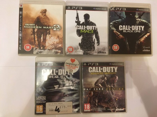 Ps3 Call of Duty jtk csomag Playstation 3 jtkok