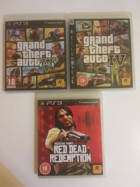 Ps3 GTA 4,5 s Red Dead Redemption jtkok