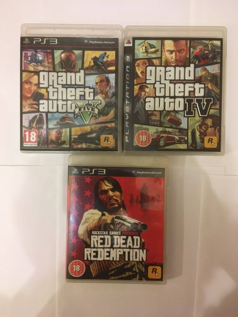 Ps3 GTA s Red Dead Redemption jtk csomag Playstation 3 jtkok