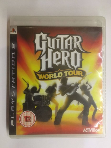 Ps3 Guitar Hero World Tour Playstation 3 játék - hangszerek nélkül