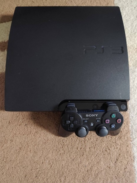 Ps3 Slim, 320 GB, Hen, Magyar menrendszerrel elad