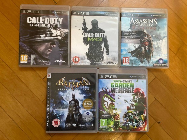 Ps3 játék csomag Call of Duty, AC, Batman stb. Playstation 3 játékok