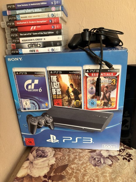 Ps3 játékkonzol 500 Gb
