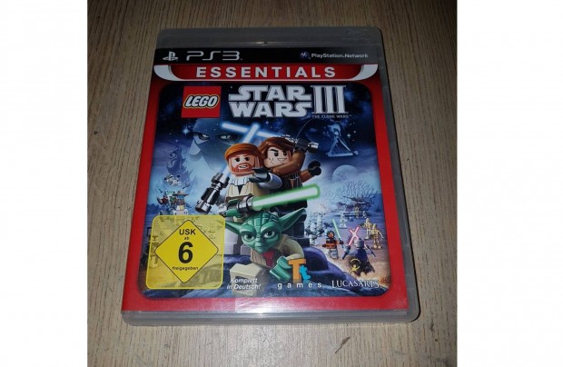 Ps3 lego star wars 3 játék eladó