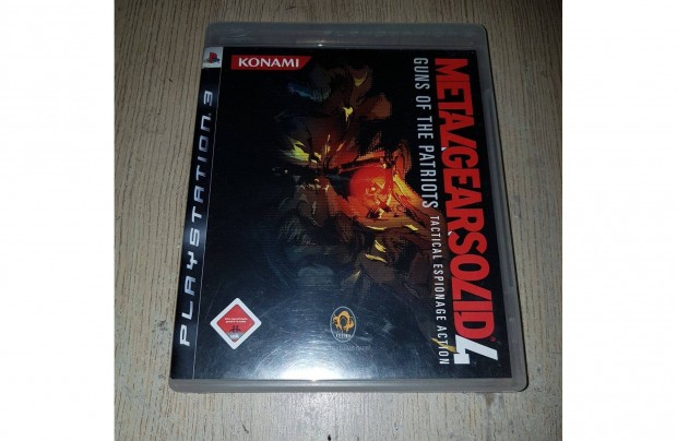 Ps3 metal gear solid 4 jtk elad