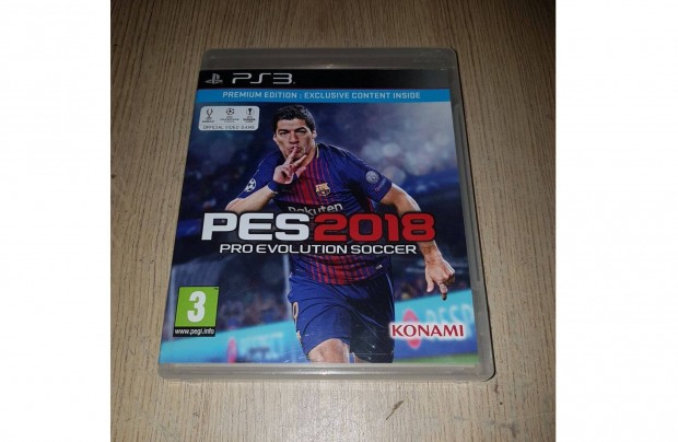 Ps3 pes 2018 jtk elad