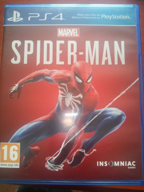 Ps4-112 Ps4 Eredeti Jtk : Spider-Man ( karcmentes)