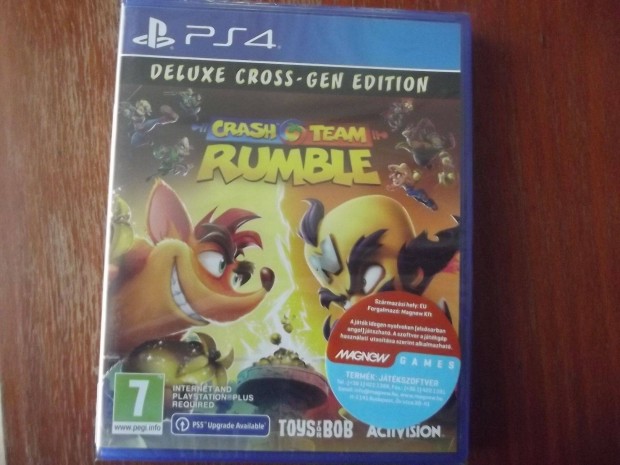 Ps4-11 Ps4 - Ps5 Eredeti Jtk : Crash Team Rumble De Luxe j