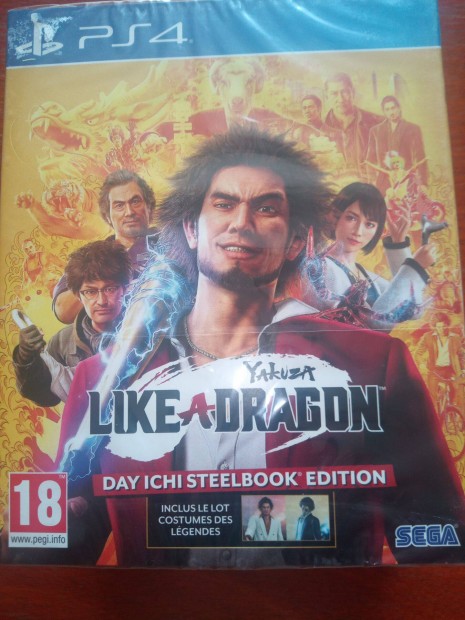 Ps4-125 Ps4 Eredeti Jtk : Yakuza Like A Dragon j Bontatlan