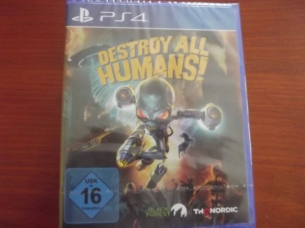 Ps4-158 Ps4 Eredeti Jtk : Destroy All Humans j