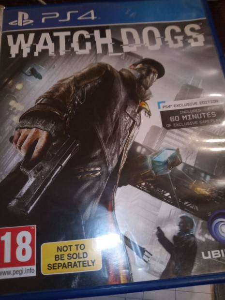 Ps4-167 Ps4 Eredeti Jtk : Watch Dogs ( karcmentes)
