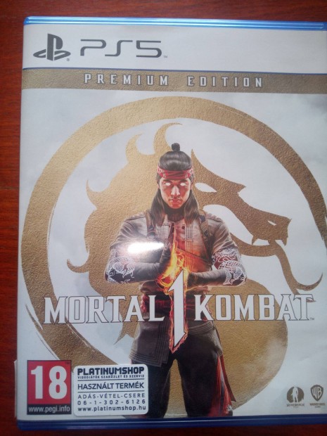 Ps4-168 Ps5 eredeti jtk : Ps5 Mortal Kombat 1 ( karcmentes)