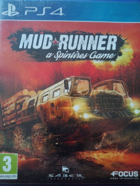 Ps4-189 Ps4 Eredeti Jtk : Mud Runner Sprintires Game ( karcmentes)