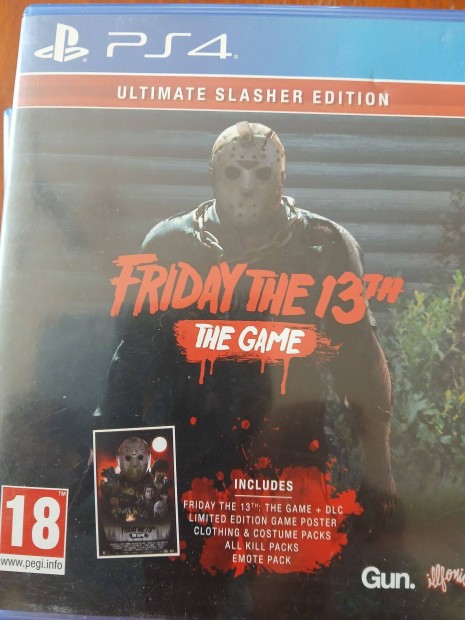 Ps4-45 Ps4 Eredeti Játék : 45. Friday The 13 The Game ( karcmente