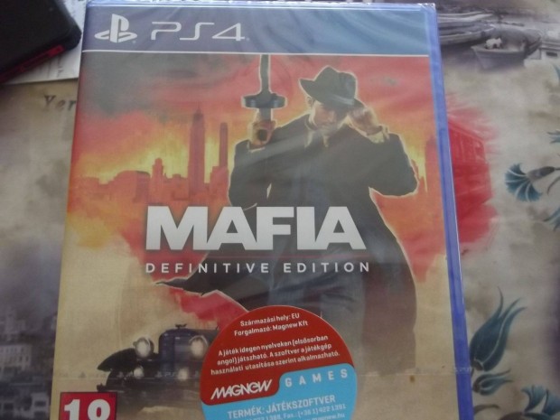 Ps4-65 Ps4 Eredeti Jtk : Mafia Definitive Edition j Bontatlan