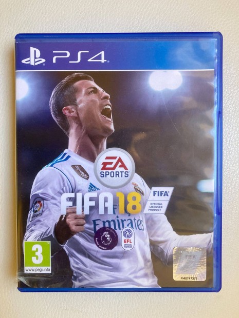 Ps4 Fifa 18 Playstation 4 játék