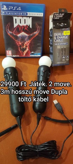 Ps4 Move kontroller. Jtk. Plusz tlt 