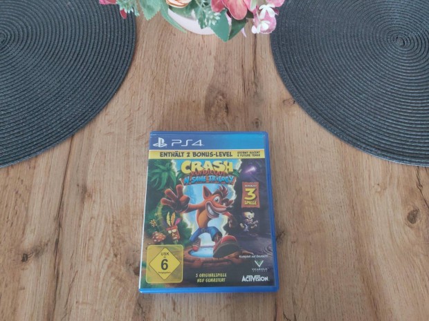 Ps4 Playstation 4 Crash Bandicoot N Sane Trilogy Jtklemez 