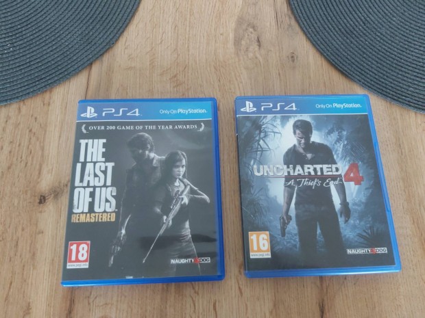 Ps4 Playstation 4 The Last of US Remastered Uncharted 4