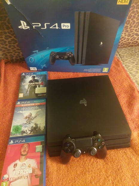 Ps4 Ps 4 Pro 1 TB 7216b jtkokkal Playstation 4 ingyen futr