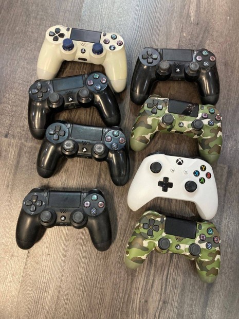 Ps4 ,Xbox one kontroller ,8db-hibás,alkatrésznek egyben eladó